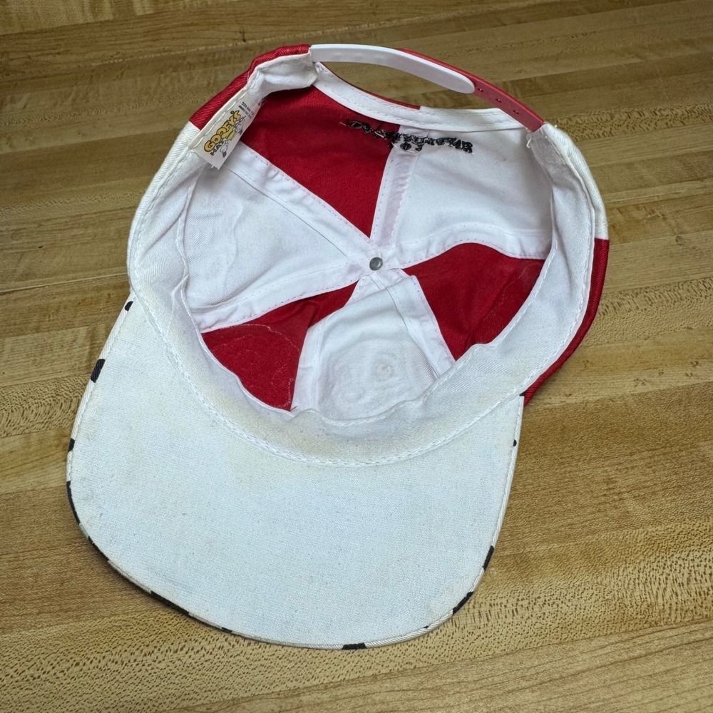 Vintage Disney 101 Dalmatians Kids Snapback Hat Red White Goofy Hat Co Puppy - Picture 5 of 6